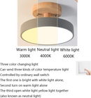 Colorful Semi-flush LED Ceiling Lights