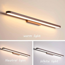 Brown Aluminum Strip LED Wall Light
