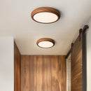 Simple Wood LED Round Ceiling Light