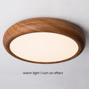 Simple Wood LED Round Ceiling Light