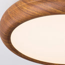 Simple Wood LED Round Ceiling Light