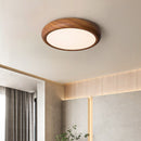 Simple Wood LED Round Ceiling Light