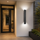 Set of 2 Up-and-Down IP65 LED Aluminum Outdoor Wall Lights