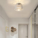 Modern Crystals Semi Flush Mount Ceiling Light for Hallway