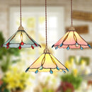 Retro Stained Glass Tiffany Pendant Light
