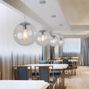 Modern Globe Pendant Light Sphere Glass For Living Room Kitchen