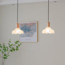 Retro Creative Glass Shade Pendant Light For Bedroom