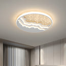 Creative Geometric White Iron LED Ceiling Lights
