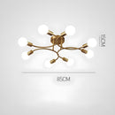 Creative Multi-Bulb Golden Bedroom Ceiling Light