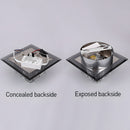 Minimalist Crystal Black LED Hallway Ceiling Lights