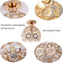 Art Gold Creative Glass Hallway Ceiling Lighting