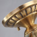 Vintage Copper Geometry Ceiling Hallway Light