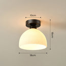 Gold Mini Glass Hallway Ceiling Light