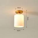 Gold Mini Glass Hallway Ceiling Light