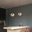 Modern Metal Glass Pendant Light