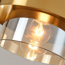 Modern Metal Glass Pendant Light
