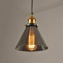 Nordic Clear Glass Bedside Pendant Light