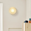 Minimalist Ceramic Stained Yellow Wall Light