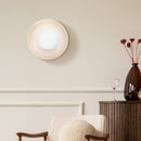 Minimalist Ceramic Stained Yellow Wall Light