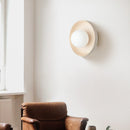 Minimalist Ceramic Stained Yellow Wall Light