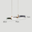 Modern Dining Rooms Cylinder Multi Light Pendant