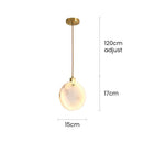 Minimalist White Elegance Marble LED Pendant Lights