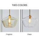 Industrial Glass Living Room Pendant Light