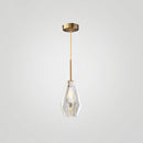 Industrial Glass Living Room Pendant Light