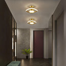 Contemporary Gold Acrylic Hallway Ceiling Lights
