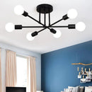 Multi-Heads Creative Iron Bedroom Ceiling Lights