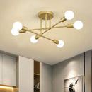 Multi-Heads Creative Iron Bedroom Ceiling Lights