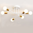 Multi-Heads Creative Iron Bedroom Ceiling Lights