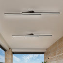 Exterior stripe led lights for house