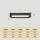 Decorative Black or White IP65 Outdoor Wall Light