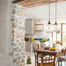 Minimalist Style Black Glass Pendant Light