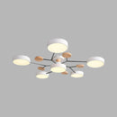 Art Deco Chandelier, Modern Flush Mount Chandelier Ceiling Light