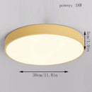 Minimalist Colorful Energy Efficient Flush Mount LED Ceiling Light