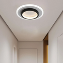 Set of 2 Black LED Hallway Ceiling Lights