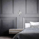 Elegant Ripple Patterned Glass LED Pendant Light