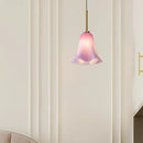 Bauhaus Retro Glass Flower Bedroom Hanging Light