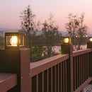 IP65 Waterproof Square Solar Garden Post Lights