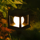 IP65 Waterproof Square Solar Garden Post Lights