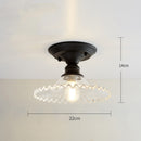 Simple Semi Flush Ceiling Light for Hallway