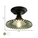 Simple Semi Flush Ceiling Light for Hallway