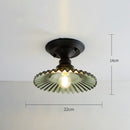 Simple Semi Flush Ceiling Light for Hallway