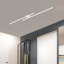 Set of 2 Modern Linear LED Ceiling Lights for Living Room Hallway Bedroom Kitchen