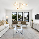 Light Luxury Multi-Head Living Room Ceiling Light