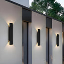 Set of 2 Up-and-Down IP65 LED Aluminum Outdoor Wall Lights