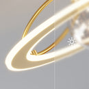 Modern Golden Starry Ceiling Lamp