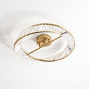 Modern Round LED Crystal Ceiling Lamp For Living Room